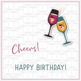 KK quadratisch Happy Birthday