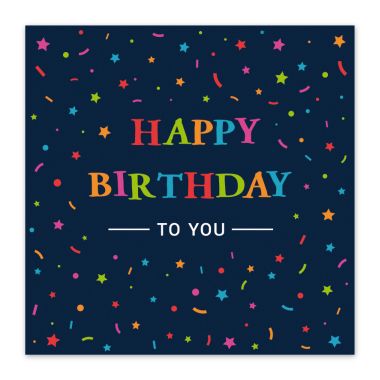  - Serien - Prisma International KK quadratisch - KK quadratisch Happy Birthday