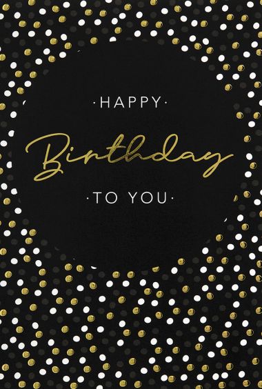  - Allgemeine Kollektion-Hauptdevisen - Geburtstag - wfa KK hoch Happy Birthday