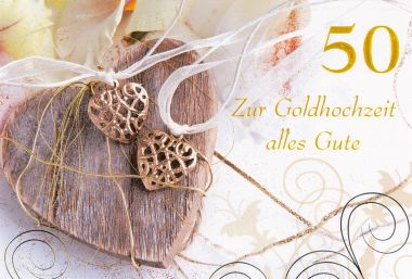  - Allgemeine Kollektion-Randdevisen - Hochzeitsjubiläen - KK quer Goldhochzeit