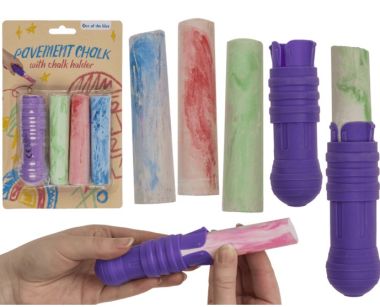  - Geschenkartikel Allgemein - Geschenkartikel - Strassenmalkreide inkl. Kreidenhalter