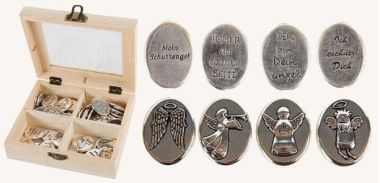  - Geschenkartikel Allgemein - Geschenkartikel - wfa Engelsmünzen mit Spruch im Display