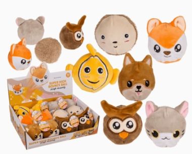  - Geschenkartikel Allgemein - Geschenkartikel - wfa Super High Plüsch-Springbälle