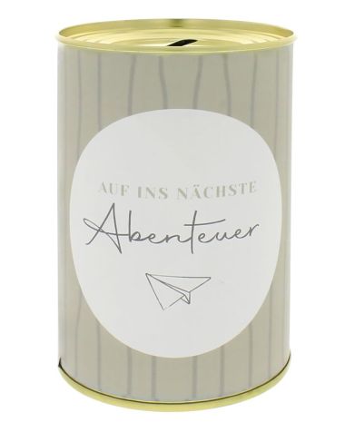  - Geschenkartikel Allgemein - Geschenkartikel - wfa Spardose "Auf ins nächste Abenteuer"