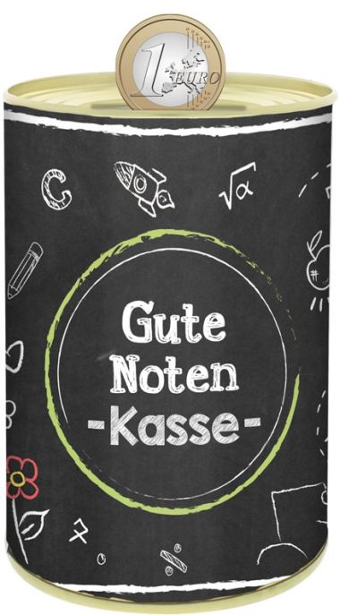  - Geschenkartikel Allgemein - Geschenkartikel - wfa Spardose "Gute Noten Kasse"