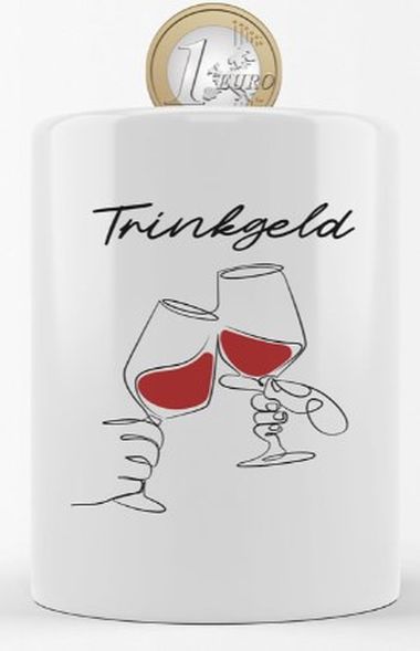  - Geschenkartikel Allgemein - Geschenkartikel - Keramikspardose "Trinkgeld"
