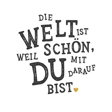  - Geschenkartikel Allgemein - Servietten Gross - Servietten bunt