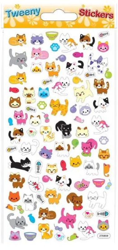 Tweeny Stickers Katzen