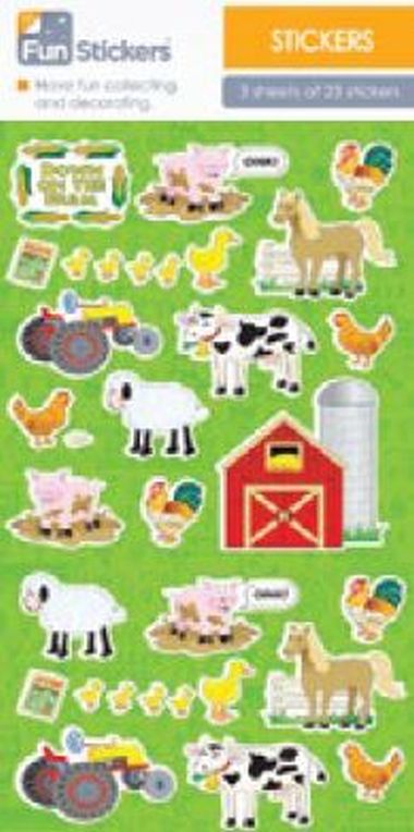  - Geschenkartikel Allgemein - Stickers - wfa Sticker Down on the Farm