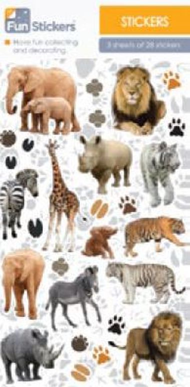  - Geschenkartikel Allgemein - Stickers - wfa Sticker Zoo Animals