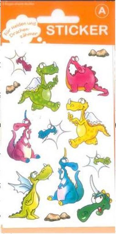  - Geschenkartikel Allgemein - Stickers - Sticker Dino