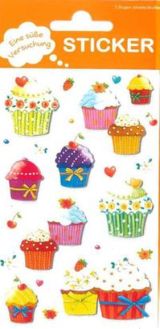 Sticker Cup Cakes