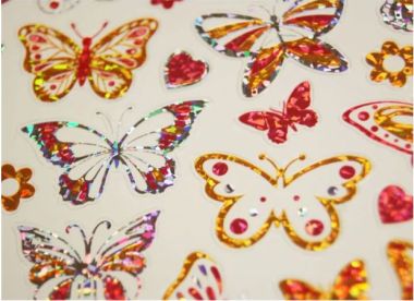  - Geschenkartikel Allgemein - Stickers - wfa Classy Stickers Schmetterling