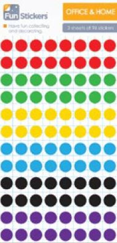  - Geschenkartikel Allgemein - Stickers - wfa Sticker Coloured Dots