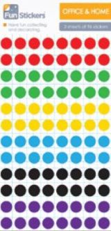 wfa Sticker Coloured Dots