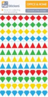 wfa Sticker Coloured Shapes