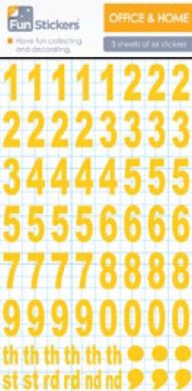  - Geschenkartikel Allgemein - Stickers - wfa Sticker Sml Gold 123
