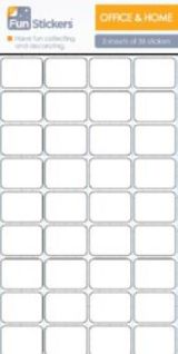 wfa Sticker 108 White Labels