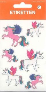 Sticker Glitter Einhorn