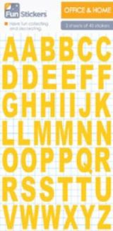 wfa Sticker Sml Gold ABC