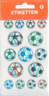 3D Sticker Fussball