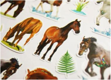  - Geschenkartikel Allgemein - Stickers - wfa Classy Stickers Pferde