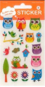 wfa 3D Sticker Fancy Eulen