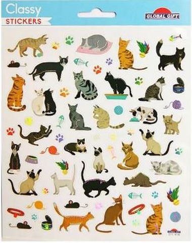 wfa Classy Stickers Katzen