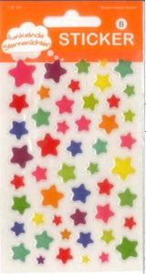 3D Sticker Fancy Sterne