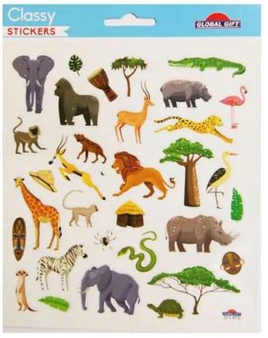 wfa Classy Stickers Safari