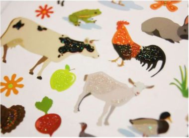  - Geschenkartikel Allgemein - Stickers - wfa Classy Stickers Bauernhof