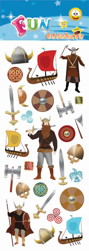  - Geschenkartikel Allgemein - Stickers - wfa Sticker Vikings and Saxons