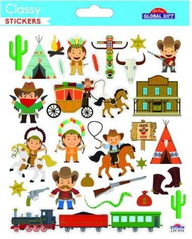 Classy Stickers Wilder Westen