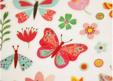  - Geschenkartikel Allgemein - Stickers - wfa Classy Stickers Schmetterling