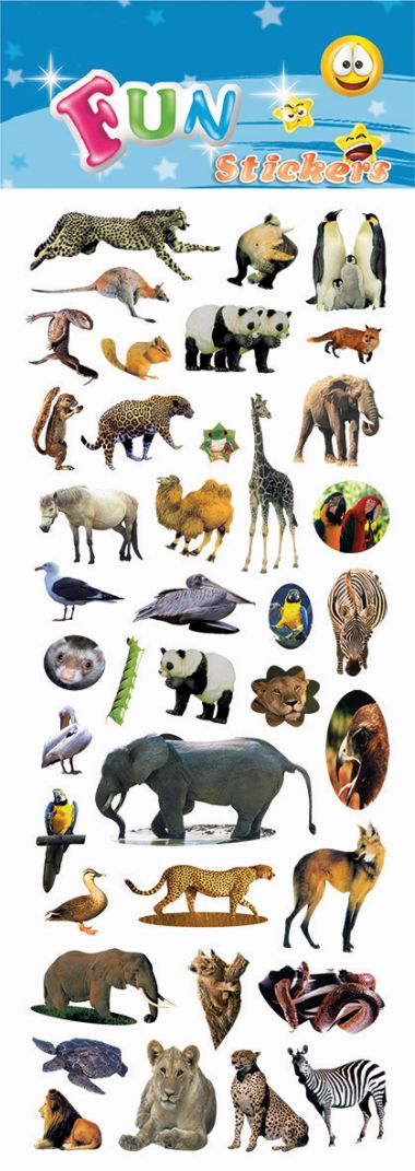  - Geschenkartikel Allgemein - Stickers - wfa Sticker Animals