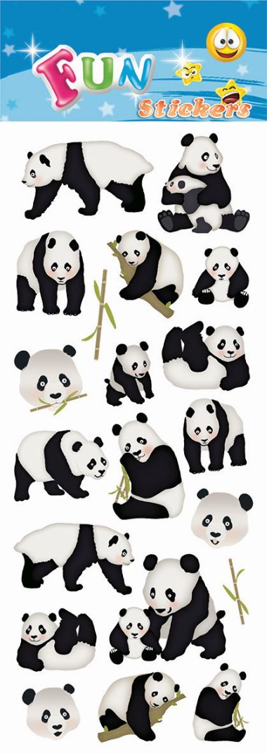  - Geschenkartikel Allgemein - Stickers - wfa Sticker Pandas