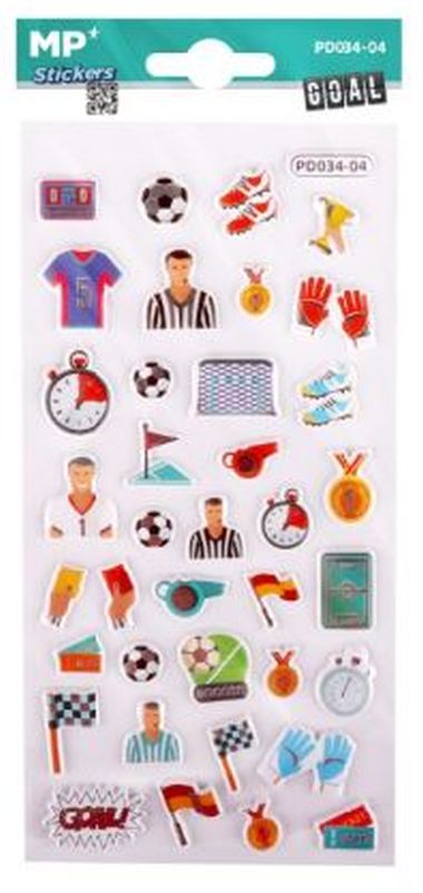  - Geschenkartikel Allgemein - Stickers - wfa Raised Stickers Goal