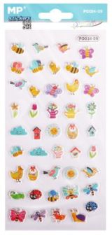 wfa Raised Stickers Spring