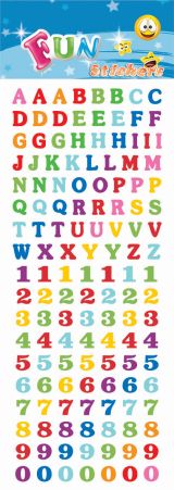 wfa Sticker ABC 123 Multi-Coloured