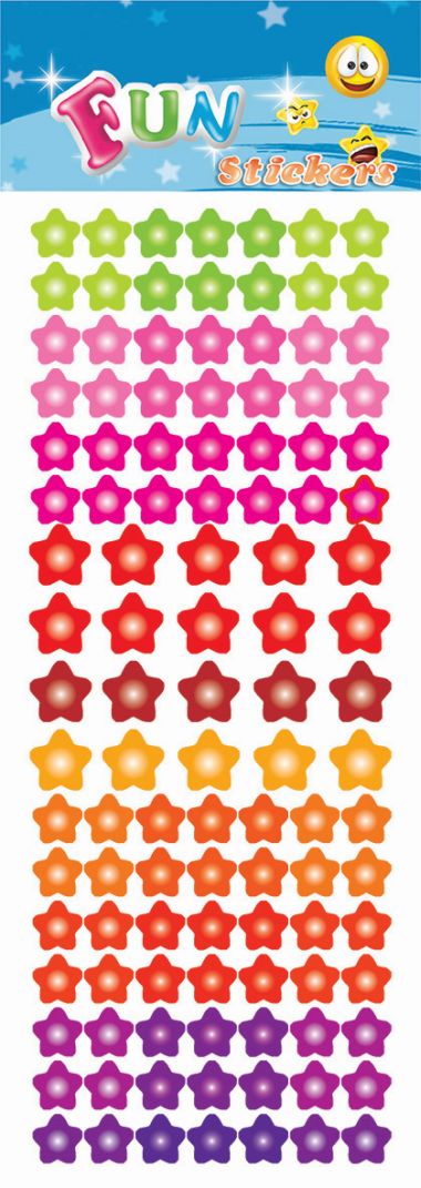  - Geschenkartikel Allgemein - Stickers - wfa Sticker Stars Multi-Coloured