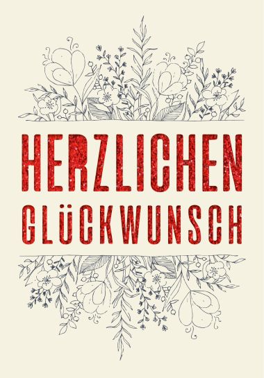  - Allgemeine Kollektion-Randdevisen - Allgemeine Glückwünsche/Entschuldigung - wfa KK hoch Allg.Glückwünsche