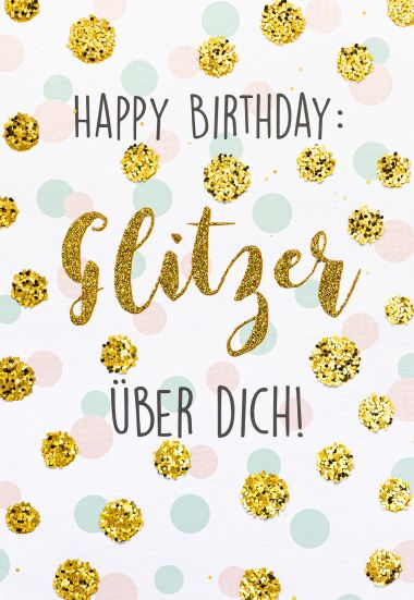  - Serien - BlingBling - KK hoch Happy Birthday