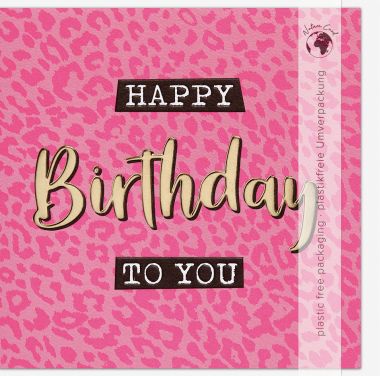  - Auslaufende Serien - Good Vibes - wfa KK quadratisch Happy Birthday