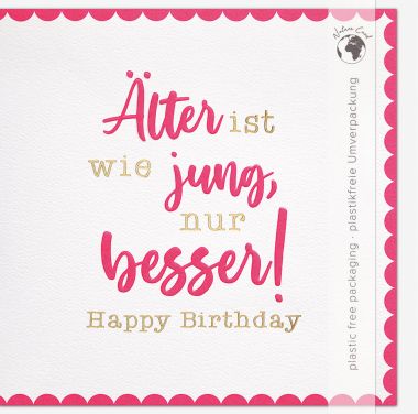  - Auslaufende Serien - Good Vibes - wfa KK quadratisch Happy Birthday