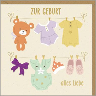  - Serien - FilzART - Exklusiv - KK quadratisch Geburt