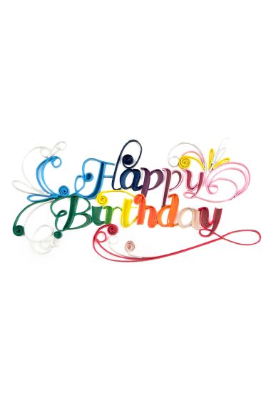  - Serien - Filigrana - KK hoch Happy Birthday