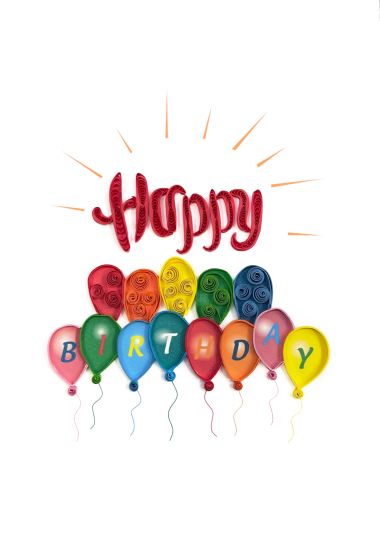  - Serien - Filigrana - KK hoch Happy Birthday