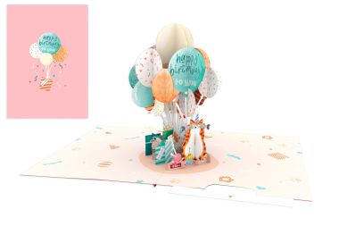  - Serien - Kirigami - KK hoch Happy Birthday