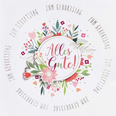  - Allgemeine Kollektion-Hauptdevisen - Geburtstag - KK quadratisch Geburtstag