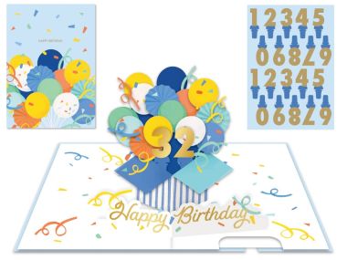  - Serien - Kirigami - KK hoch Happy Birthday